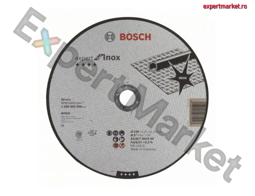 Imagine pentru BOSCH Disc expert taiere inox 230x2x22.23